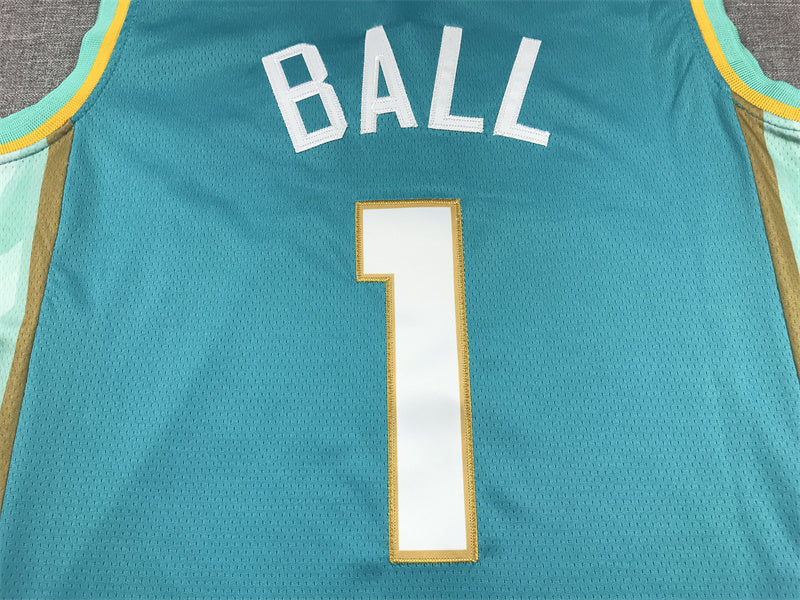 Charlotte Hornets LaMelo Ball #1 2024 City Edition Swingman Jersey - Embroidered