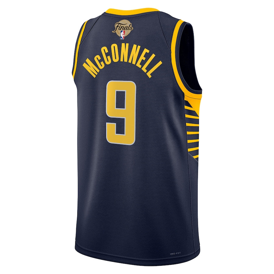 Unisex Indiana Pacers T.J. McConnell Nike Navy 2025 NBA Finals Swingman Jersey - Icon Edition