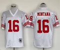 San Francisco 49ers White  Vintage#16 MONTANA  Jersey