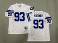 Mens Dwight Freeney#93 white Indianapolis Colts Vintage Throwback Jersey