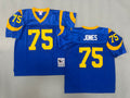 Mens Deacon Jones#75 Los Angeles Rams Vintage Throwback Jersey