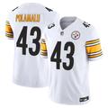 Troy Polamalu #43 Pittsburgh Steelers White Game Jersey