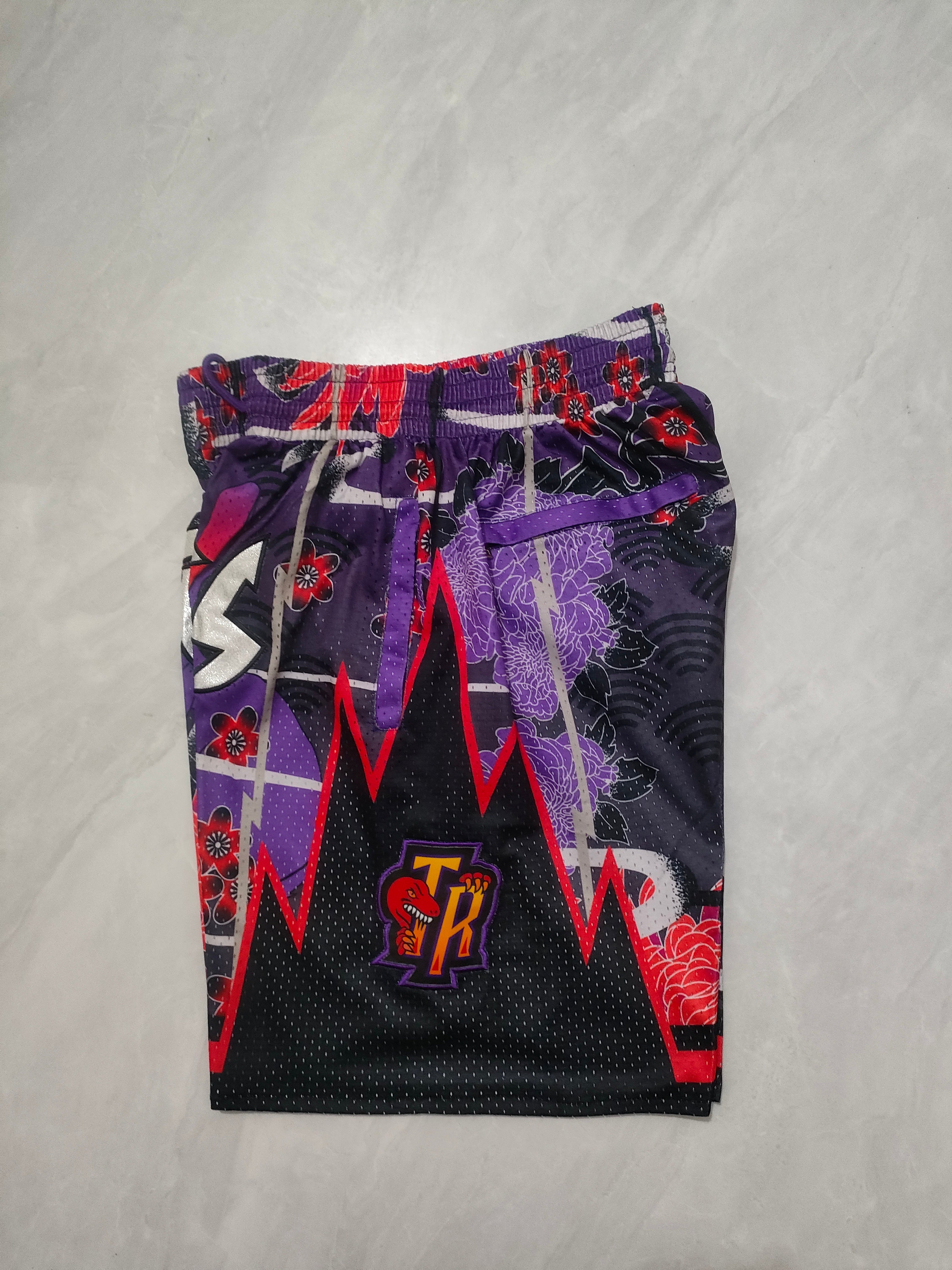 Toronto Raptors Purple Rabbit Year Limited Edition Pocket Shorts