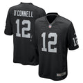 Men's Las Vegas Raiders Aidan O'Connell Nike Black Team Game Jersey