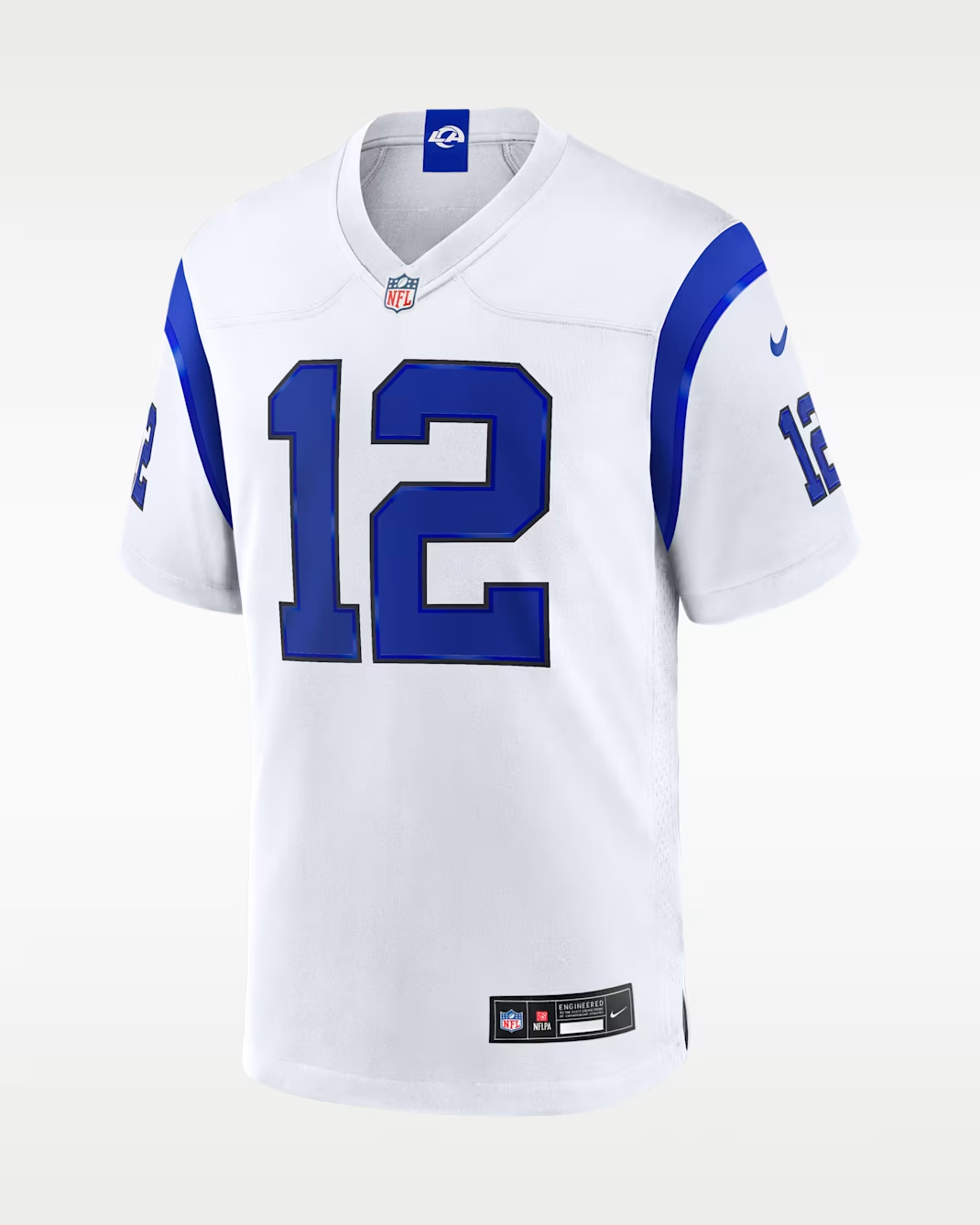 Men's Nike White Los Angeles Rams Puka Nacua #12