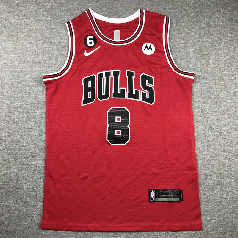 Chicago Bulls Zach LaVine #8 City Edition Swingman Jersey – Embroidered