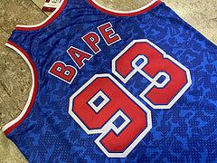 BROOKLYN NETS BAPE  Blue 93 MN