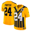 Joey Porter Jr. #24 P.Steelers Yellow Game Jersey