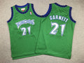 Youth Kevin Garnett Minnesota Timberwolves #21  Embroidered Jersey