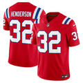 TreVeyon Henderson #32 New England Patriots Red Vapor F.U.S.E. Limited Jersey