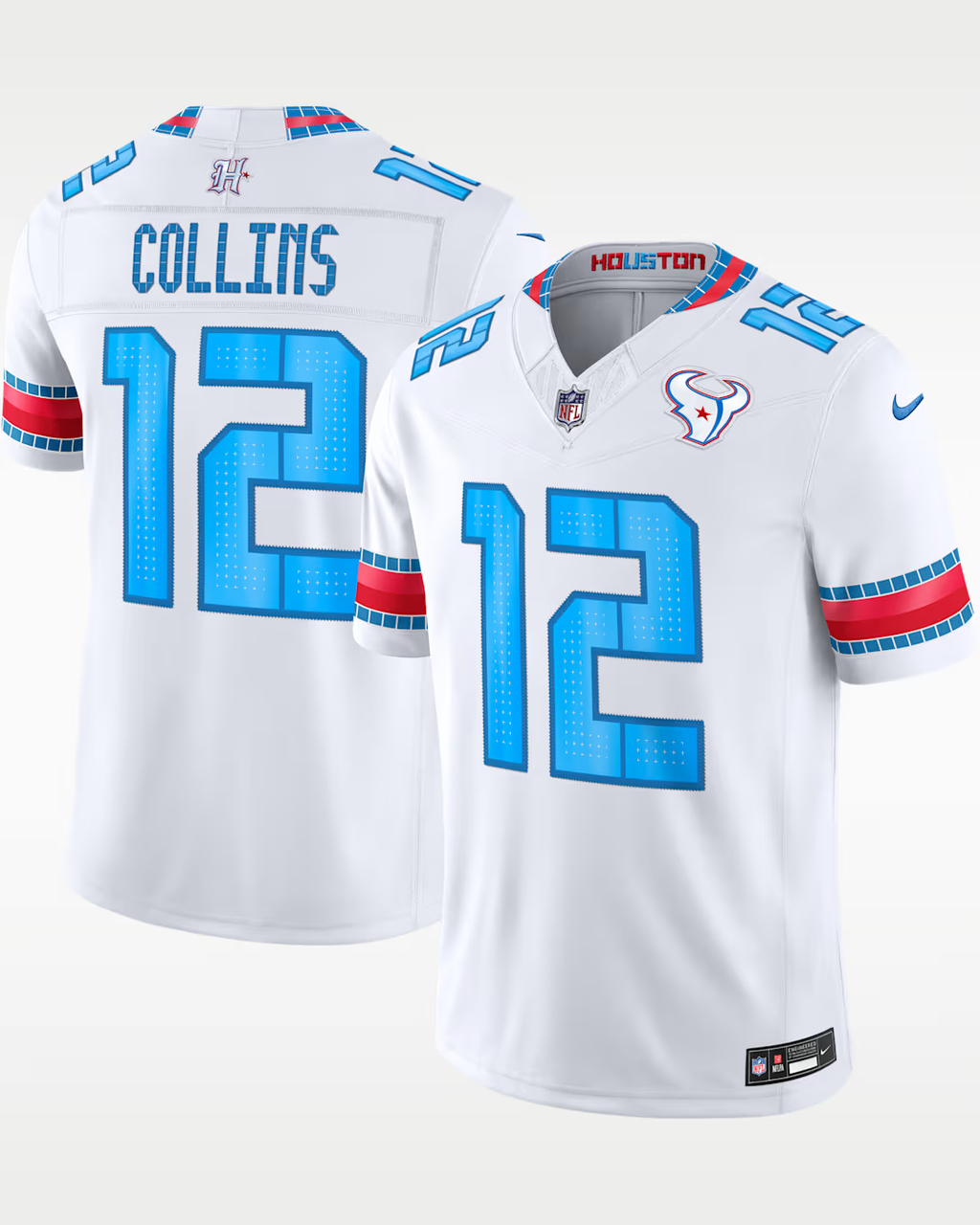 Men's Nico Collins #12 Houston Texans Rivalries Collection Limited Jersey