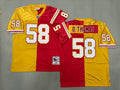 Mens Derrick Thomas#58 Kansas City Chiefs Vintage Throwback Jersey