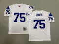 Mens Deacon Jones#75 white Los Angeles Rams Vintage Throwback Jersey