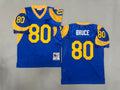 Mens Isaac Bruce#80 Los Angeles Rams Vintage Throwback Jersey