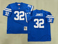 Mens Edgerrin James#32 Indianapolis Colts Vintage Throwback Jersey