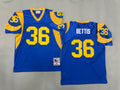 Mens Jerome Bettis#36 Los Angeles Rams Vintage Throwback Jersey
