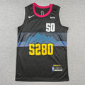 Denver Nuggets Aaron Gordon #50 2024 City Edition – Embroidered Jersey