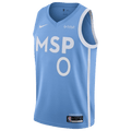 D'Angelo Russell Towns Minnesota Timberwolves City Edition Jersey