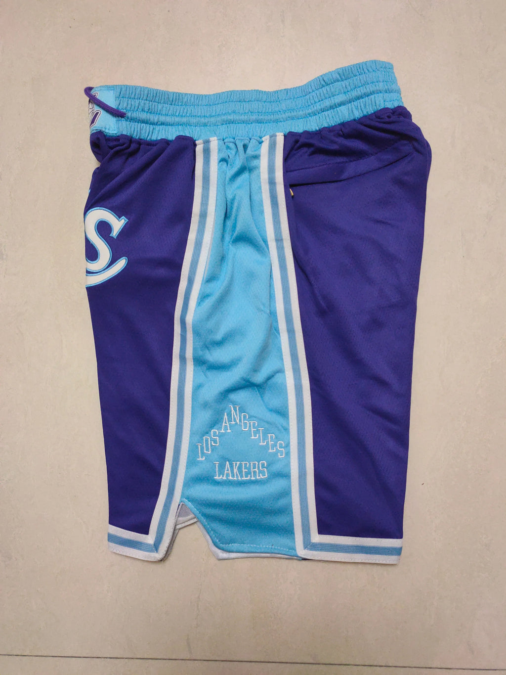 Los Angeles Lakers new purple city version pocket pants