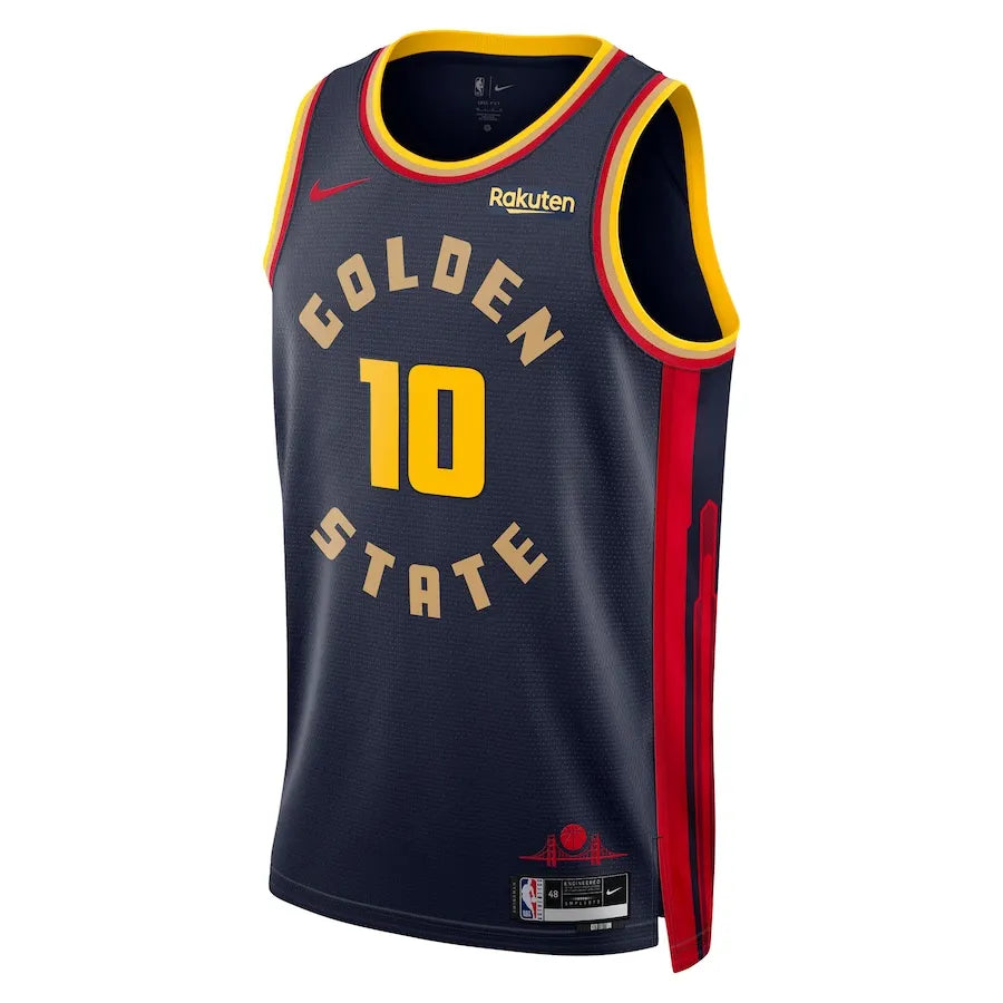 Unisex Jimmy Butler III Navy Golden State Warriors Badged Swingman Jersey - City Edition