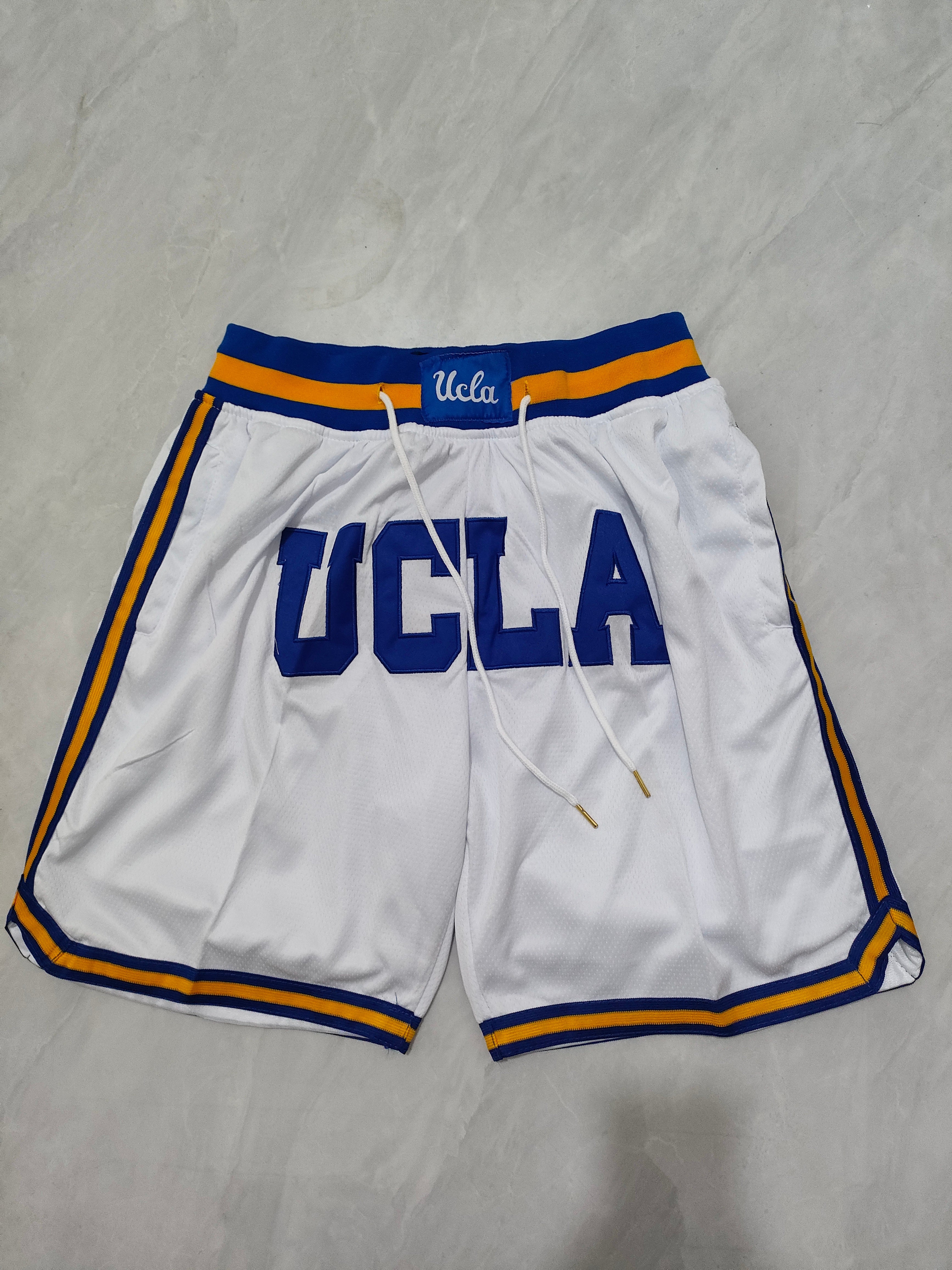 NCAA University of California White Pocket Shorts