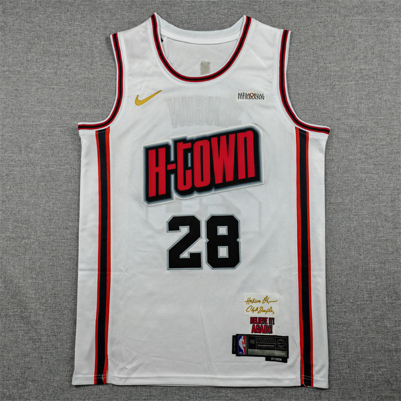 Houston Rockets Alperen Sengun #28 2025 City Edition Swingman Jersey - Embroidered