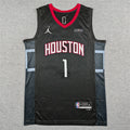 Houston Rockets Amen Thompson #1 City Edition Swingman Jersey - Embroidered