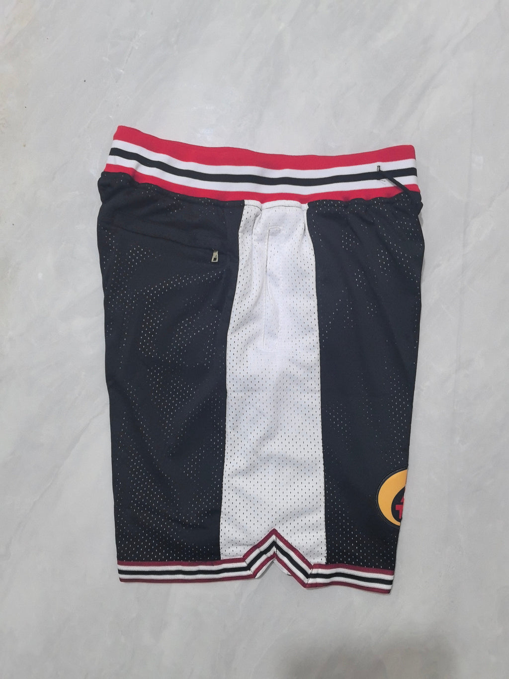 Movie Version Black Pocket Shorts
