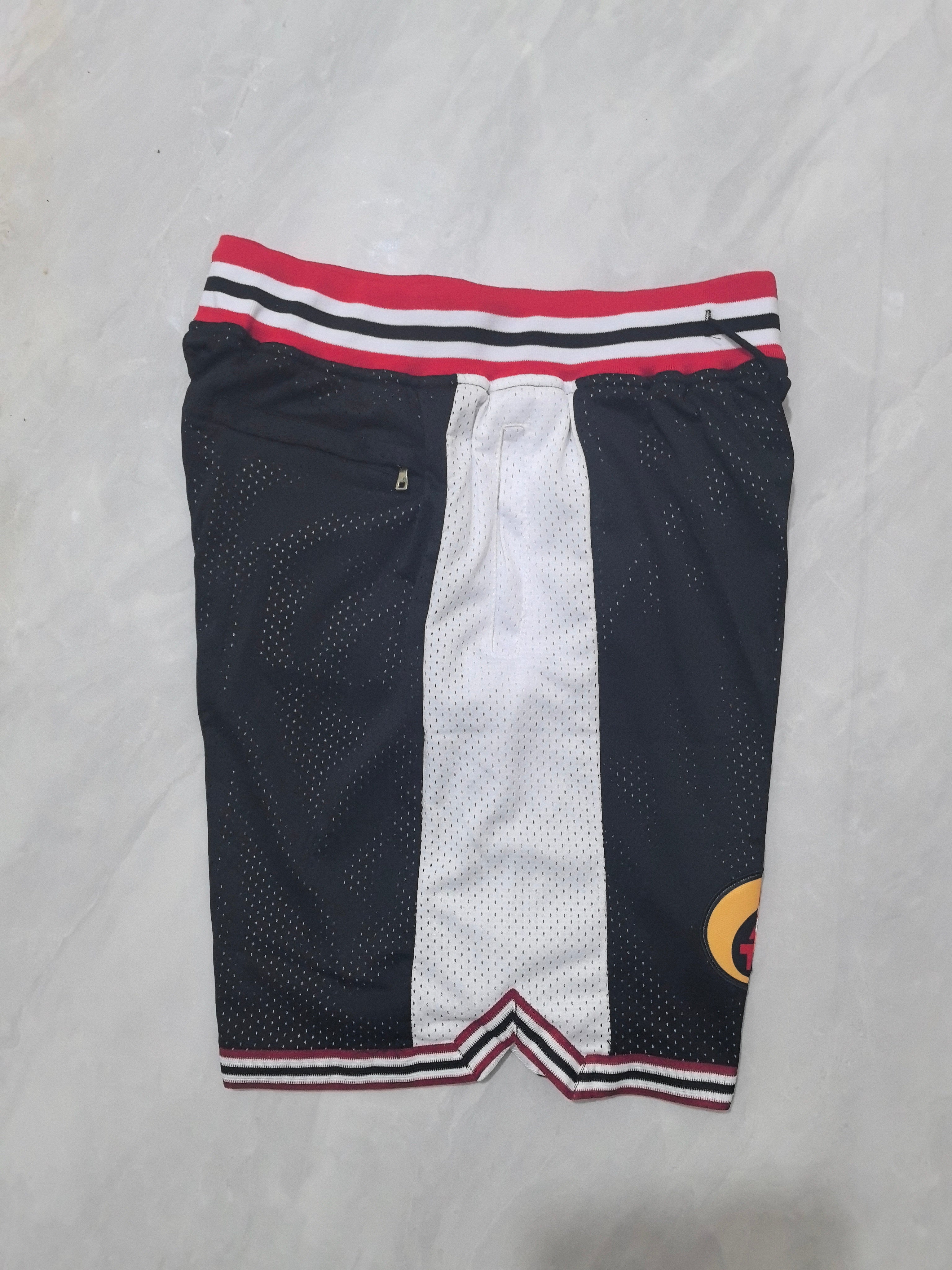 Movie Version Black Pocket Shorts