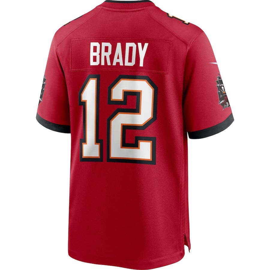 Tom Brady 12 Tampa Bay Buccaneers Game Jersey - Red