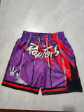 Toronto Raptors Purple Swingman Pocket Shorts