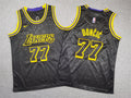 Youth Luka Dončić Los Angeles Lakers #77 City Edition Black Mamba Embroidered  Jersey