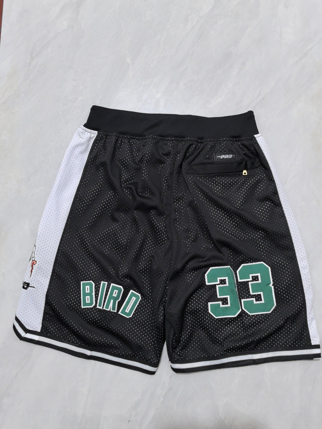 Boston Celtics Black Pocket Shorts