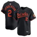 Gunnar Henderson Baltimore Orioles Alternate Limited Jersey - Black