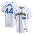 Julio Rodriguez Seattle Mariners Cooperstown Collection Jersey – White