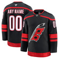 Custom Carolina Hurricanes Home Premium Jersey - Black