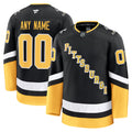 Custom Pittsburgh Penguins Alternate Premium Jersey - Black