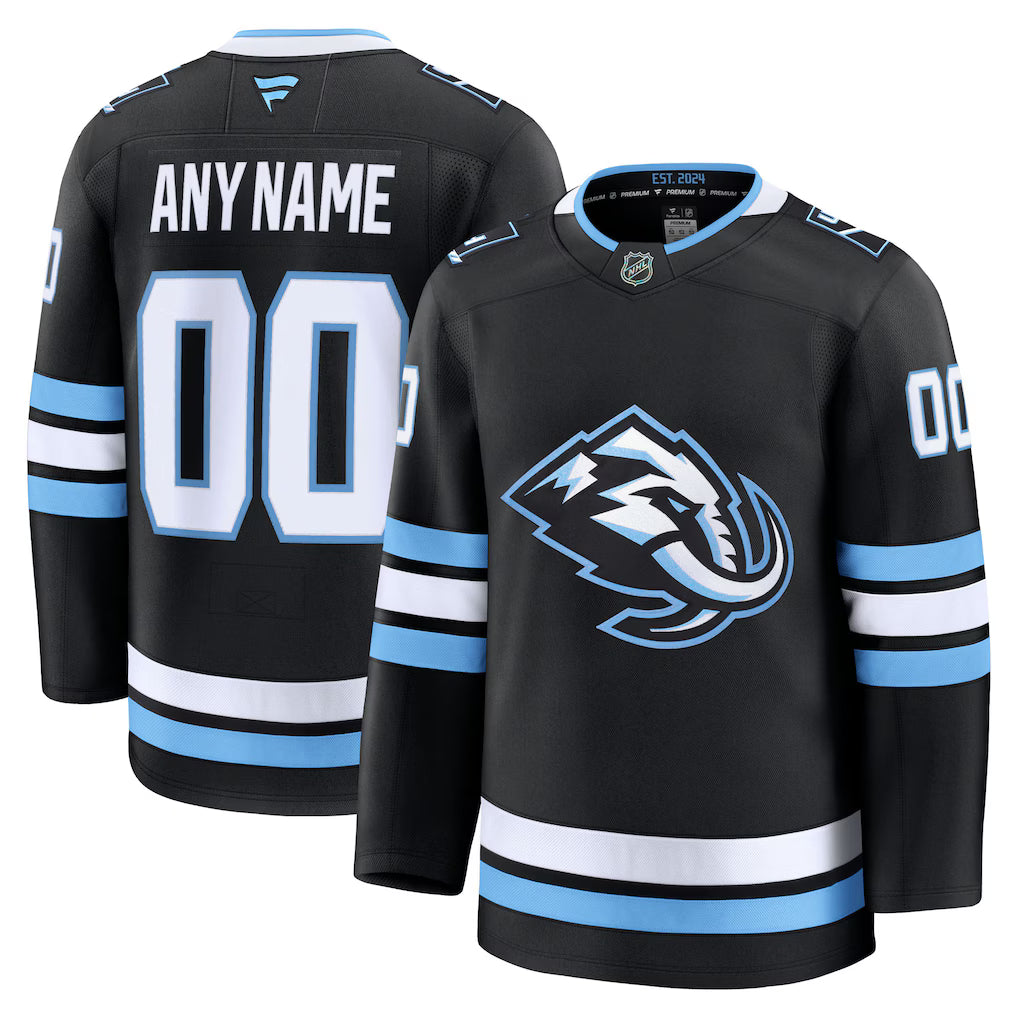 Custom Utah Mammoth Home Premium Player Jersey - Black