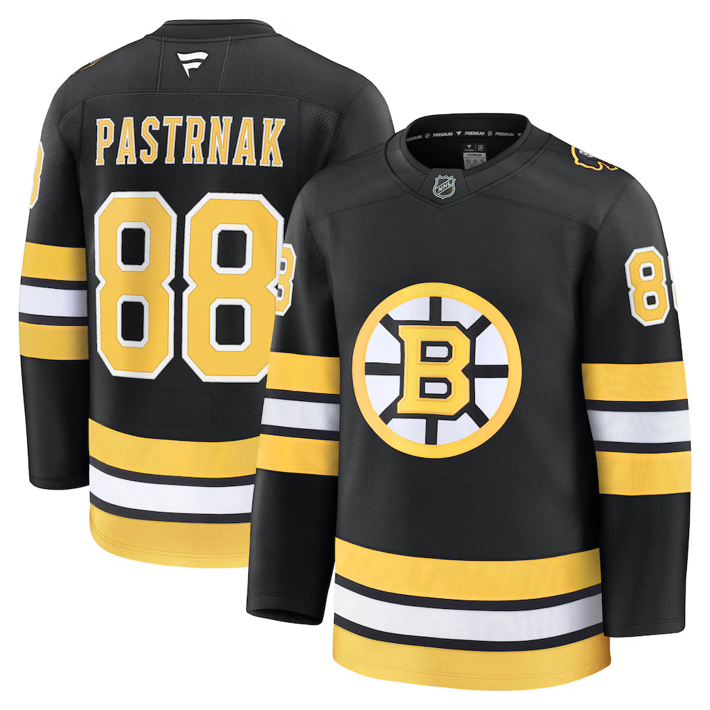 David Pastrnak Boston Bruins Home Jersey - Black