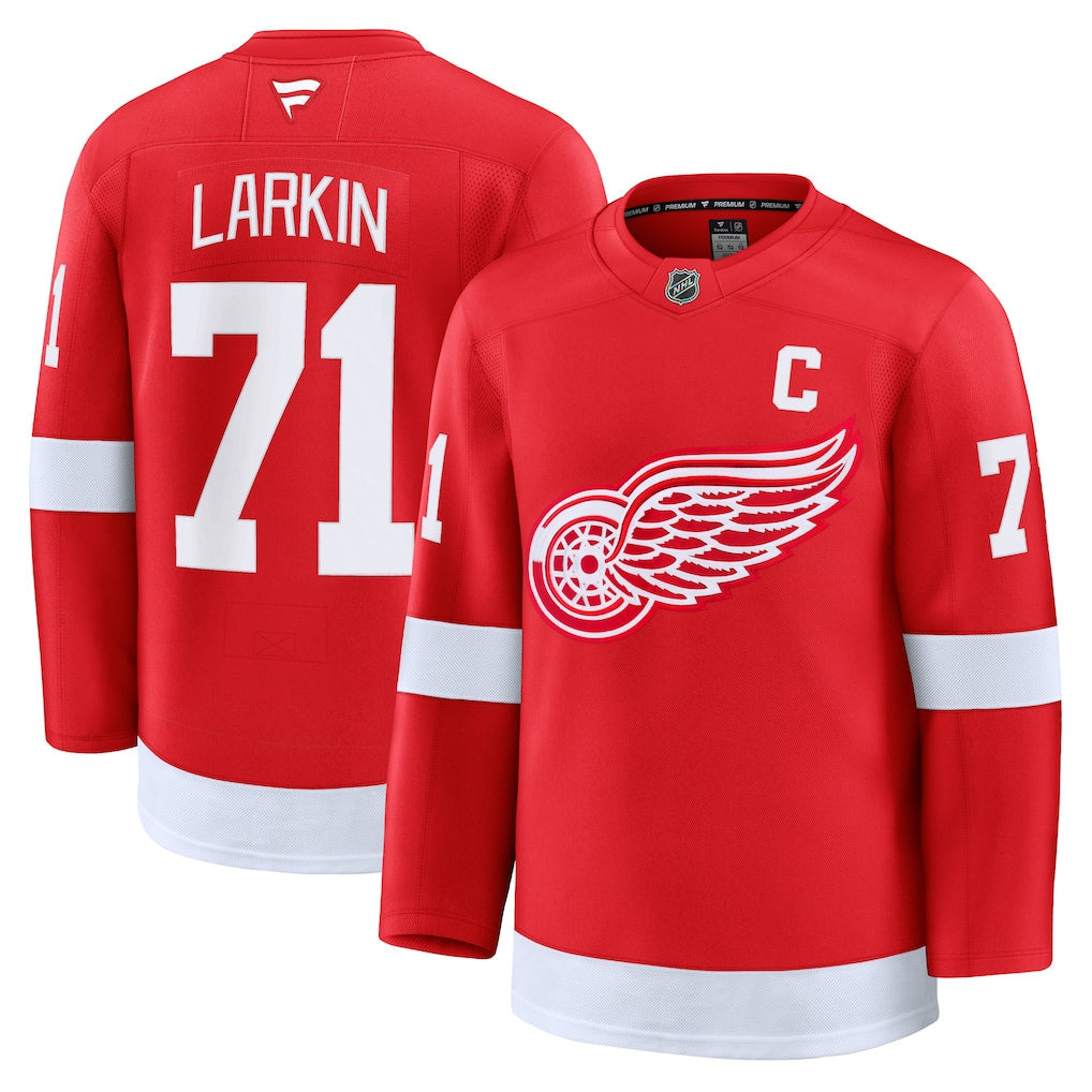 Dylan Larkin Detroit Red Wings Home Premium Jersey - Red