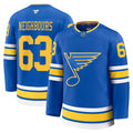 Jake Neighbours St. Louis Blues Home Premium Player Jersey - Blue
