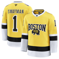 Jeremy Swayman Boston Bruins 2026 NHL Stadium Series Jersey - Gold