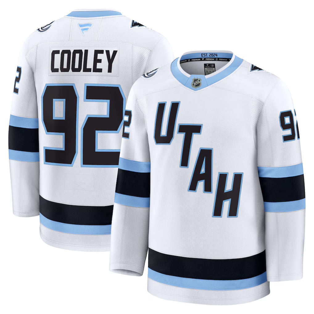 Logan Cooley Utah Mammoth Away Premium Player Jersey - White