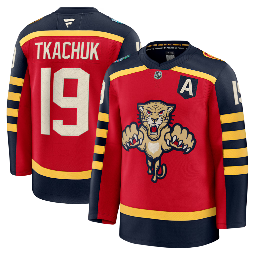 Matthew Tkachuk Florida Panthers 2026 NHL Winter Classic Premium Jersey - Red