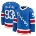 Mika Zibanejad New York Rangers Centennial Premium Jersey - Blue