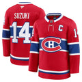 Nick Suzuki Montreal Canadiens Home Premium Jersey - Red