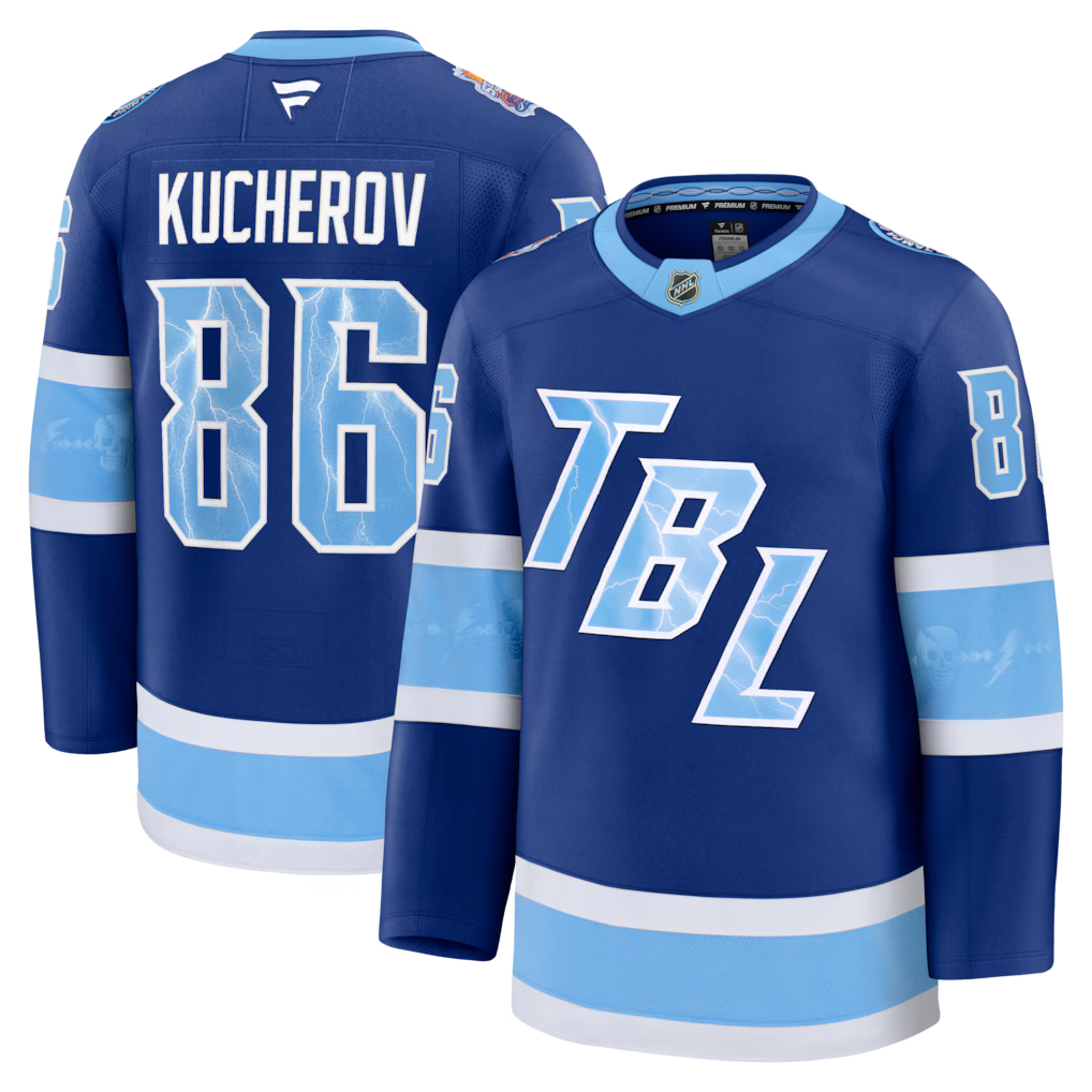 Nikita Kucherov Tampa Bay Lightning 2026 NHL Stadium Series Jersey - Blue