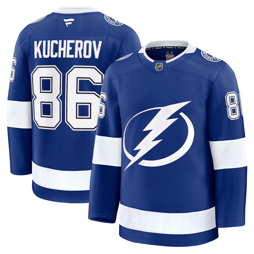 Nikita Kucherov Tampa Bay Lightning Home Premium Jersey - Blue