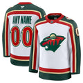 Custom Minnesota Wild 25th Anniversary Premium Jersey - White