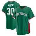 Alejandro Kirk Mexico Baseball 2026 World Baseball Classic Road Stadium Jersey - Green